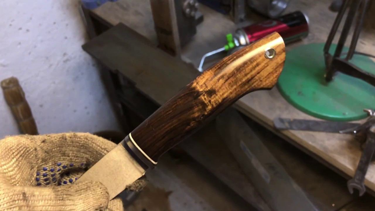 нереально красивая рукоять из African Blackwood смотреть онлайн