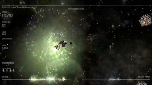 Beat Hazard Ultra Gameplay (do not watch if you have issues with seizures.) смотреть онлайн