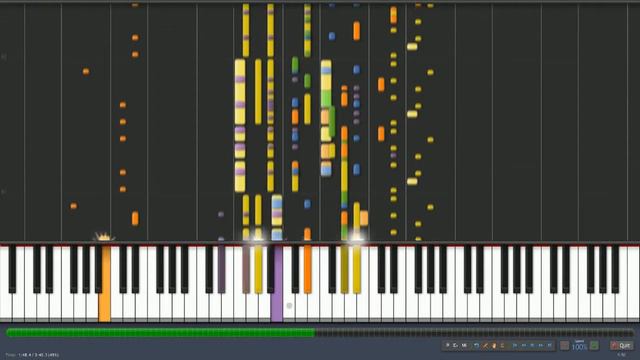 Марина Девятова - Реченька-речушка (Synthesia) смотреть онлайн