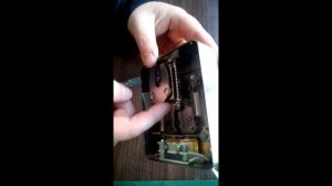 Установка электромеханического замка, схема