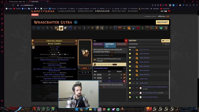 POE 3.23 - CWDT Helmet Craft - (Poe Item Craftlama) смотреть онлайн