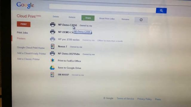 Google Cloud Print - Manage, Share and Print (Android) смотреть онлайн