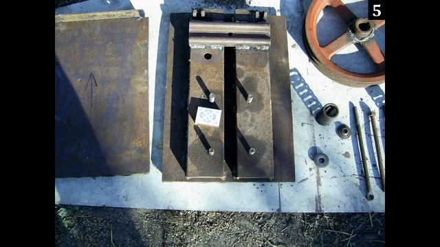 Дробилка щековая самодельная + детализация (часть 1). Homemade jaw crusher. Part 1. смотреть онлайн