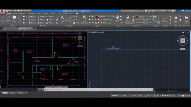 Como dibujar un plano en AutoCAD paso a paso (Parte 6): Scale, Object Snap, Rotate смотреть онлайн