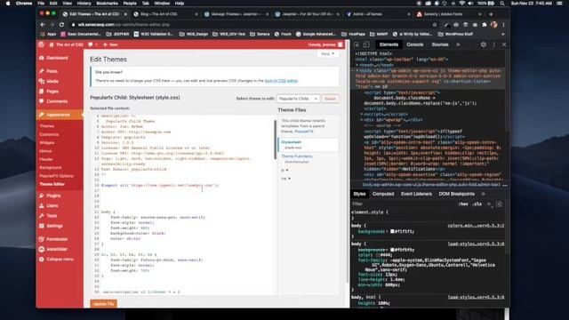 WordPress - Targeting Blog Post .CSS classes - Changing Font Style смотреть онлайн