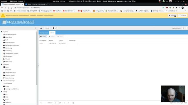 OpenMediaVault cz3 - Dodawanie dysków, udziałów, uruchamiamy usługi Samba, NFS,FTP смотреть онлайн