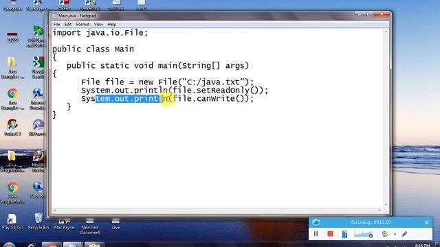 Write A Java Program To Make A File Read only 36 смотреть онлайн