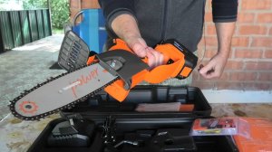 Аккумуляторная мини пила DAEWOO DACS 821Li SET На что она способна ТЕСТ