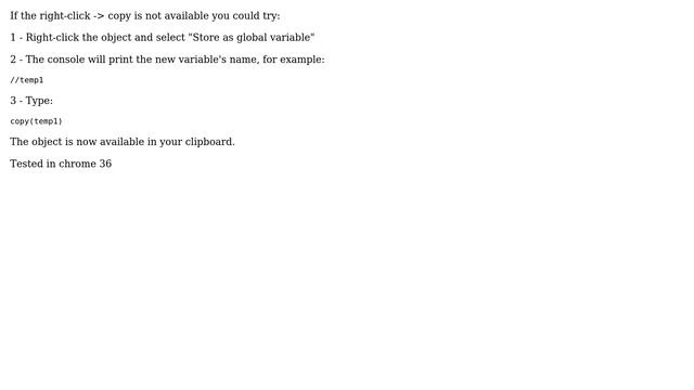 Copy JSON from console.log in developer tool to clipboard? (3 Solutions!!) смотреть онлайн