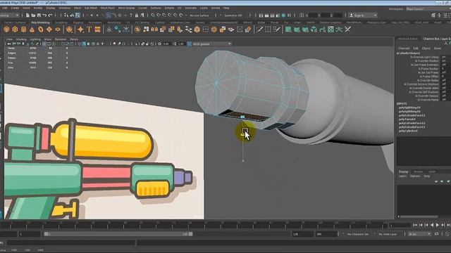3D Modeling - Water Gun смотреть онлайн