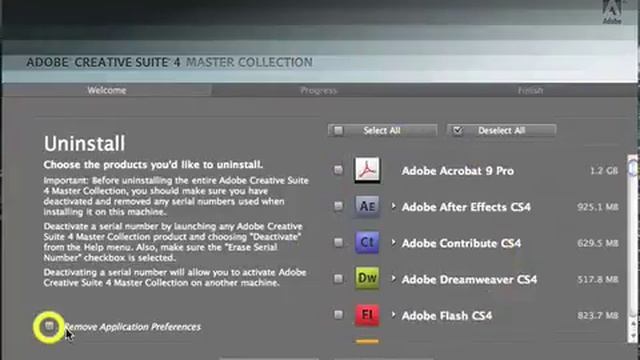Tutorial: How to Remove Adobe CS4 Apps from Your Computer смотреть онлайн