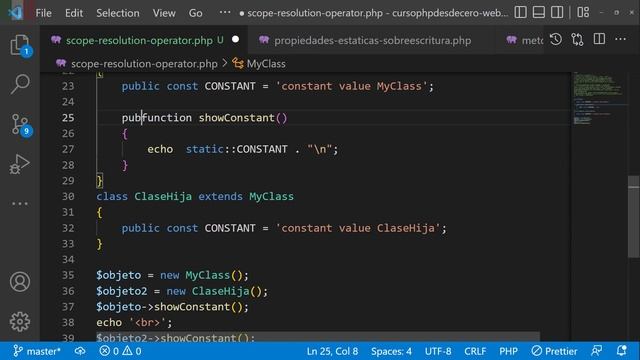 Miembros estaticos en PHP | static en PHP - ¿Cuando usar Scope Resolution Operator en PHP (parte 2 смотреть онлайн