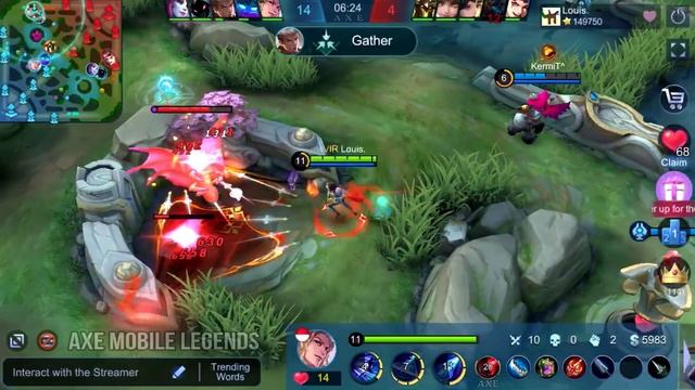 SAVAGE & 3x MANIAC!! Lancelot MVP 17,7 Points - Top 1 Global Lancelot by Louis. - MLBB смотреть онлайн