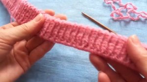 Кофта регланом сверху. Часть 1. Воротник. Фабричный набор петель. Ложная кеттлевка.