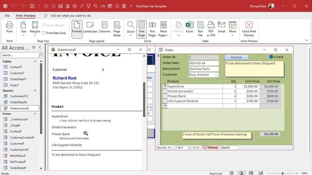 How to Add Formatting to Your Report Address Block in Microsoft Access смотреть онлайн