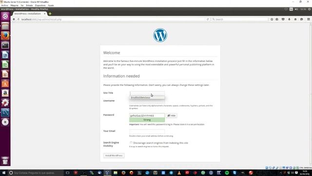 Instalación de wordpress en Ubuntu Server смотреть онлайн