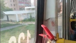 поездка автобусе паз маршрут 25а с открытым капотом