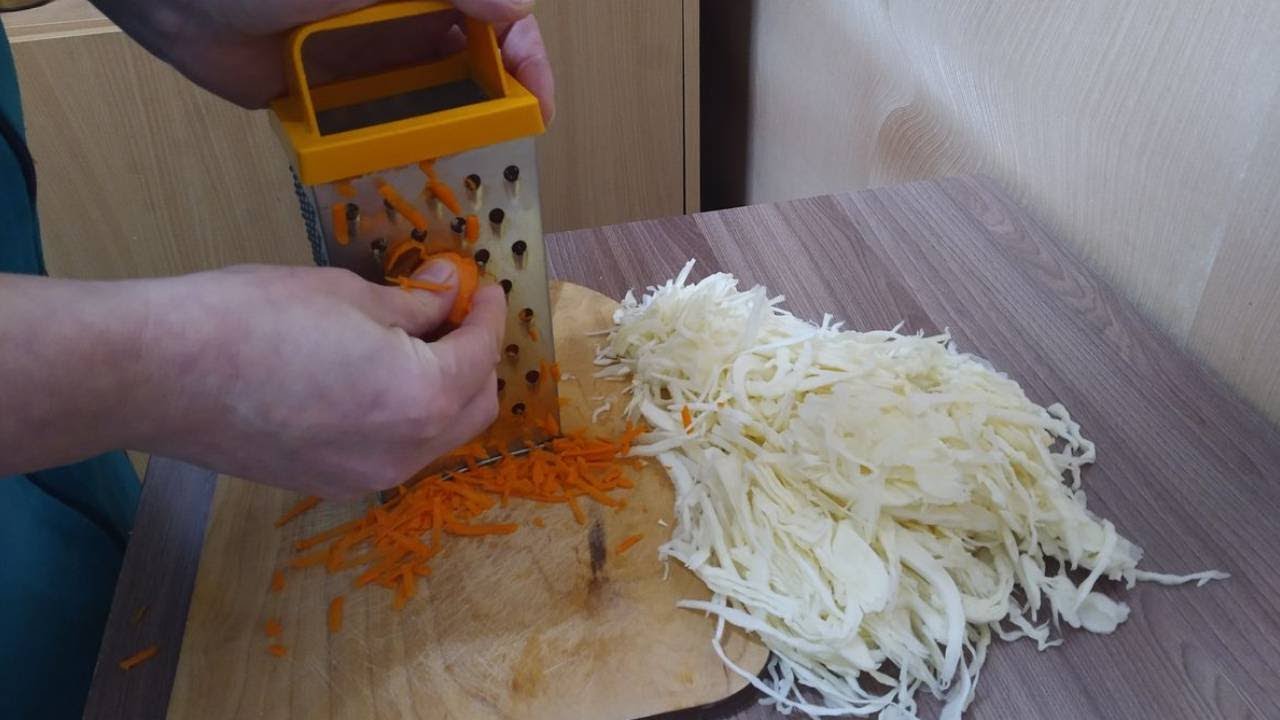 Быстрый салат с капустой и морковью смотреть онлайн