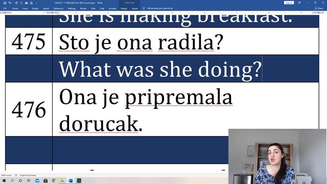 (12) ENGLESKI ZA KONVERZACIJU - PAST CONTINUOUS смотреть онлайн