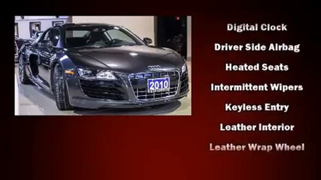 2010 Audi R8 V10/ R-TRONIC/ NAVI/ FULL SERVICE смотреть онлайн