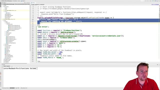 The Advanced Photo Sharing App | S1p123 | Adding template code for generating a thumbnail смотреть онлайн