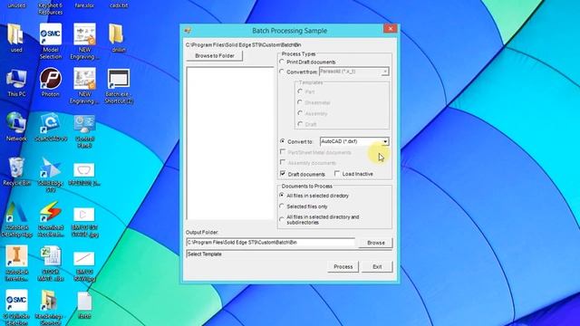 Solid Edge MASS/BATCH PRINTING Or Conversion смотреть онлайн