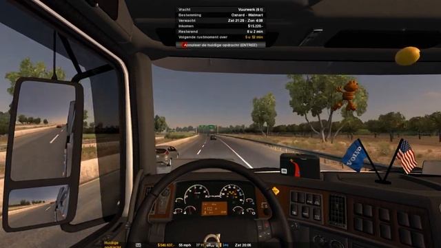 ATS " Volvo 670 " just getting used to the truck, but we're making money смотреть онлайн