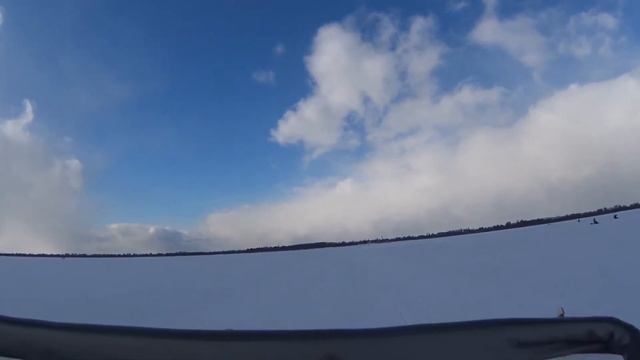 оз.Ильмень СВП Бриз 420 22 S покатушки 27.02.16 часть 3 / Hovercraft Breeze смотреть онлайн