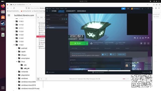 How to Install the Wii/GameCube (Dolphin Core) in RetroArch Steam (Linux) смотреть онлайн