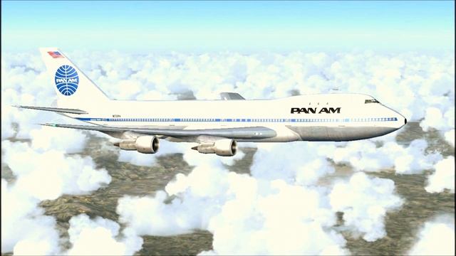 PAN AM Boeing 747-100 Los Angeles - New York JFK [FSX HD] смотреть онлайн