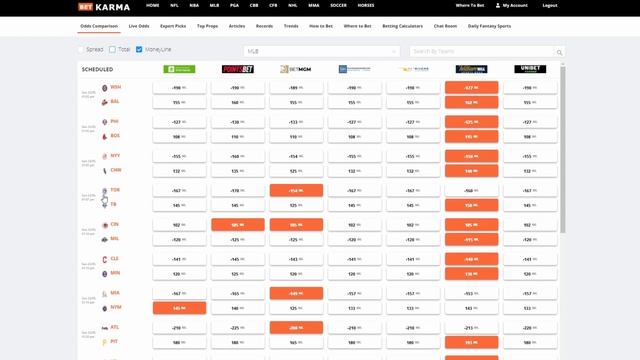 BetKarma.com's New Feature - Odds Comparison смотреть онлайн