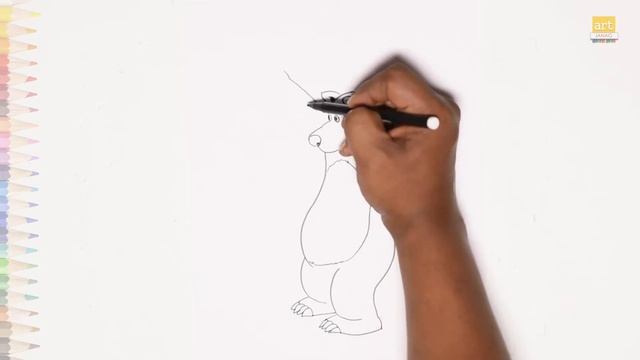 Masha and the Bear drawing easy | How to draw Masha and the Bear step by step | Cartoon drawings ar смотреть онлайн