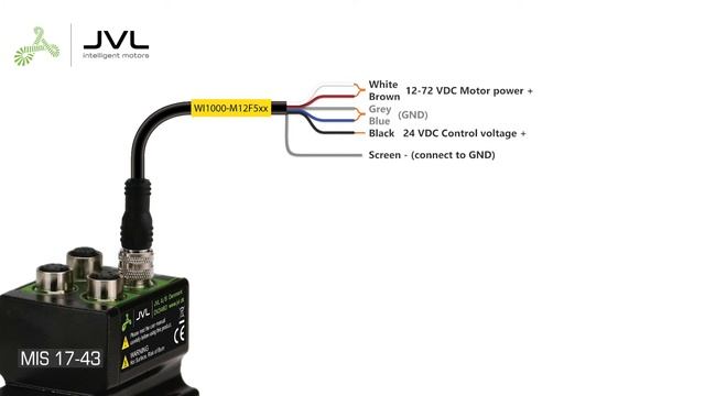 JVL Integrated Stepper Motor - Connection guide (MIS17 - 43) смотреть онлайн