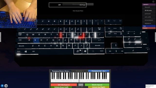 Snowman (Roblox Piano Sheets In Desc) смотреть онлайн