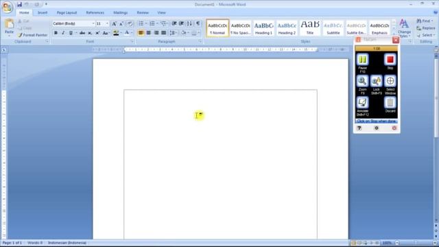 Cara Memasukkan Gambar di Ms.Word 2007 смотреть онлайн