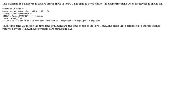 Salesforce: Datetime input field cast to another timezone (4 Solutions!!) смотреть онлайн
