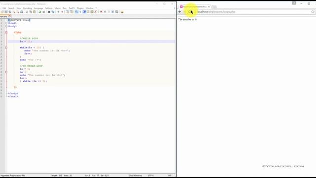 18. PHP While Loops смотреть онлайн