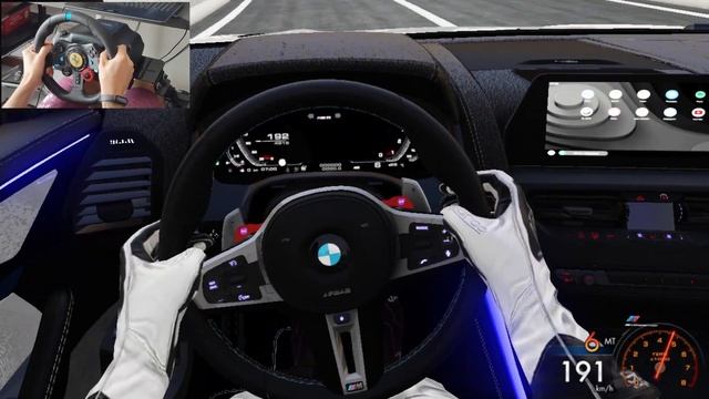 880WHP BMW M8 Competition Cutting Traffic - Assetto Corsa (Steering Wheel + Shifter) Gameplay смотреть онлайн