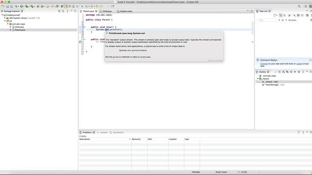 Java basics | Create Java Project - Eclipse | Basic Overloading | Crack Product Company Interviews смотреть онлайн