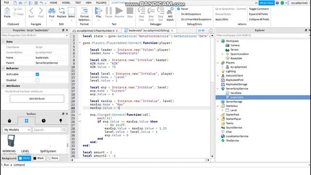 Как сделать систему уровня в roblox studio? смотреть онлайн