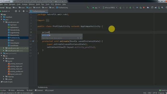 Retrofit Android Tutorial - Part 8 | Data Passing To Another Activity. смотреть онлайн
