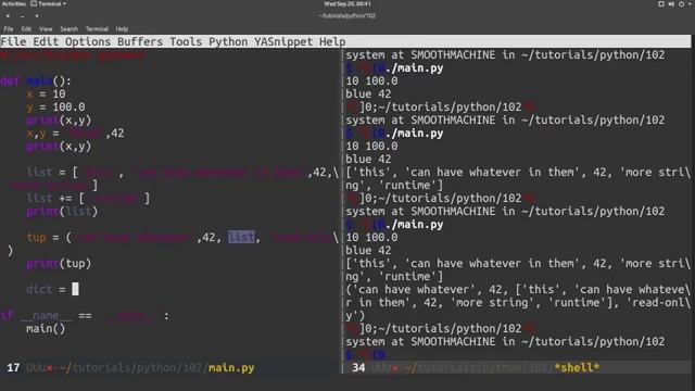 Programming in Python3 102 - Variables смотреть онлайн