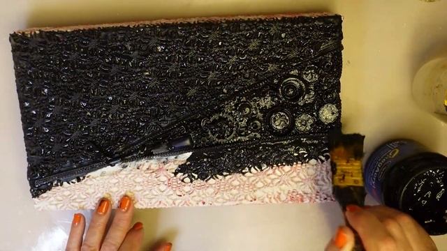 Шкатулка из обувной коробки и старья в стиле микст медиа [diy] смотреть онлайн