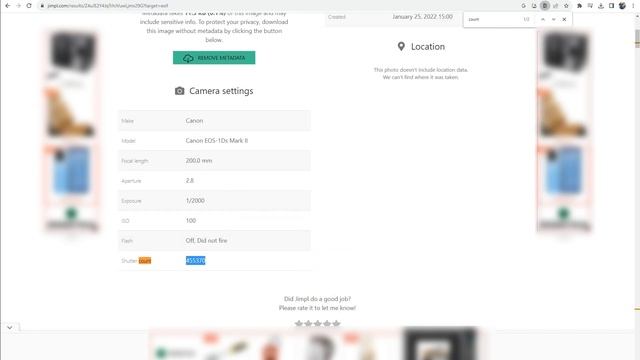 Пробег фотоаппарата. Как узнать количество срабатываний затвора камеры, быстрый способ