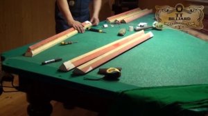 Ремонт и перетяжка бильярдного стола от ТТ-БИЛЬЯРД