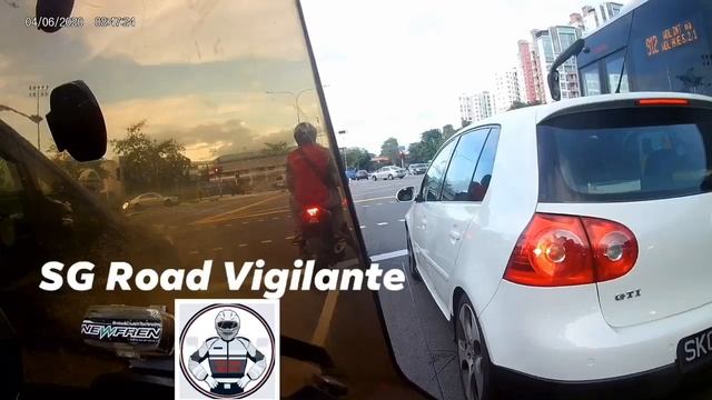 4jun2020 wide turn from #GBC8139S toyota hiace resulted in a miss for vw gti #SKC1492K смотреть онлайн