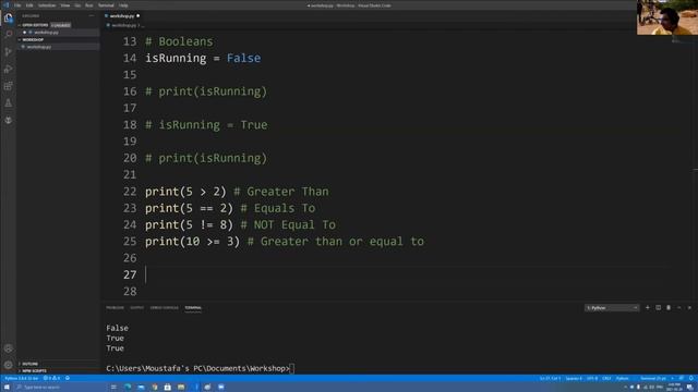 Python Lesson 1: Variables and Expressions смотреть онлайн