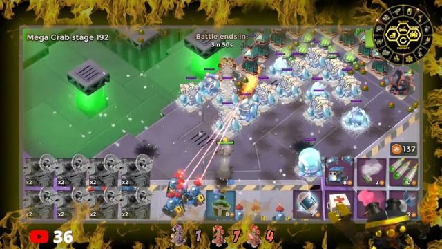 ? LIVE - Boom Beach LAZORTRON Crab 2021 (PEW PEW!) | Stages 160-220 | Boom Beach смотреть онлайн