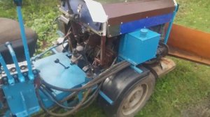 Минитрактор с двигателем ока.Часть 8