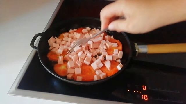 Как приготовить царскую яичницу/Вкуснее не бывает/быстро вкусно смотреть онлайн